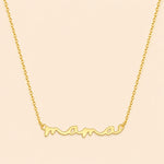 Gold Plated Mama Necklace