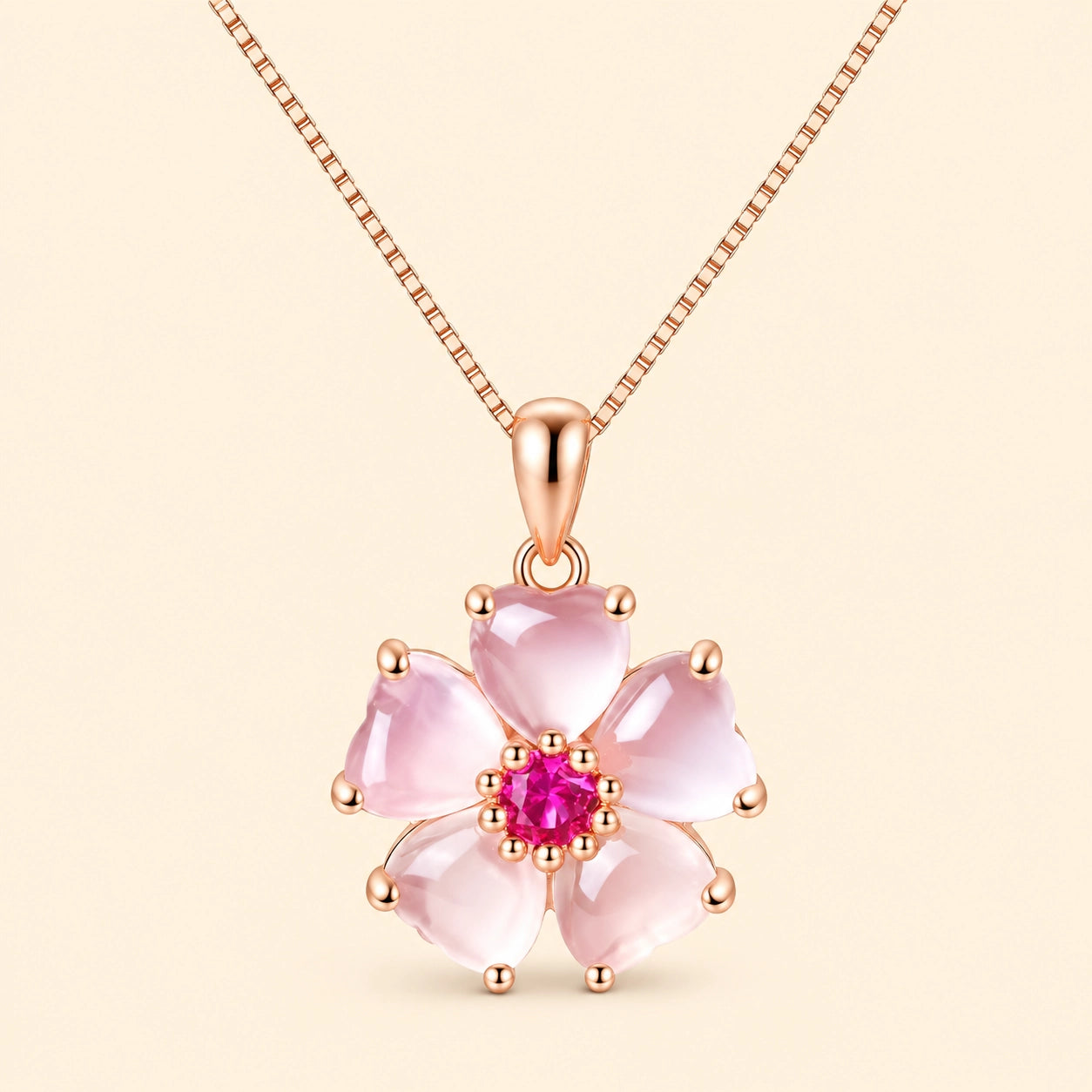 Mother Daughter Heart Necklace