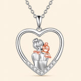 Sterling Silver Mother Necklace