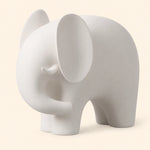 Minimalist Ceramic Elephant Decor