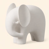 Minimalist Ceramic Elephant Decor