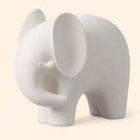 Minimalist Ceramic Elephant Decor