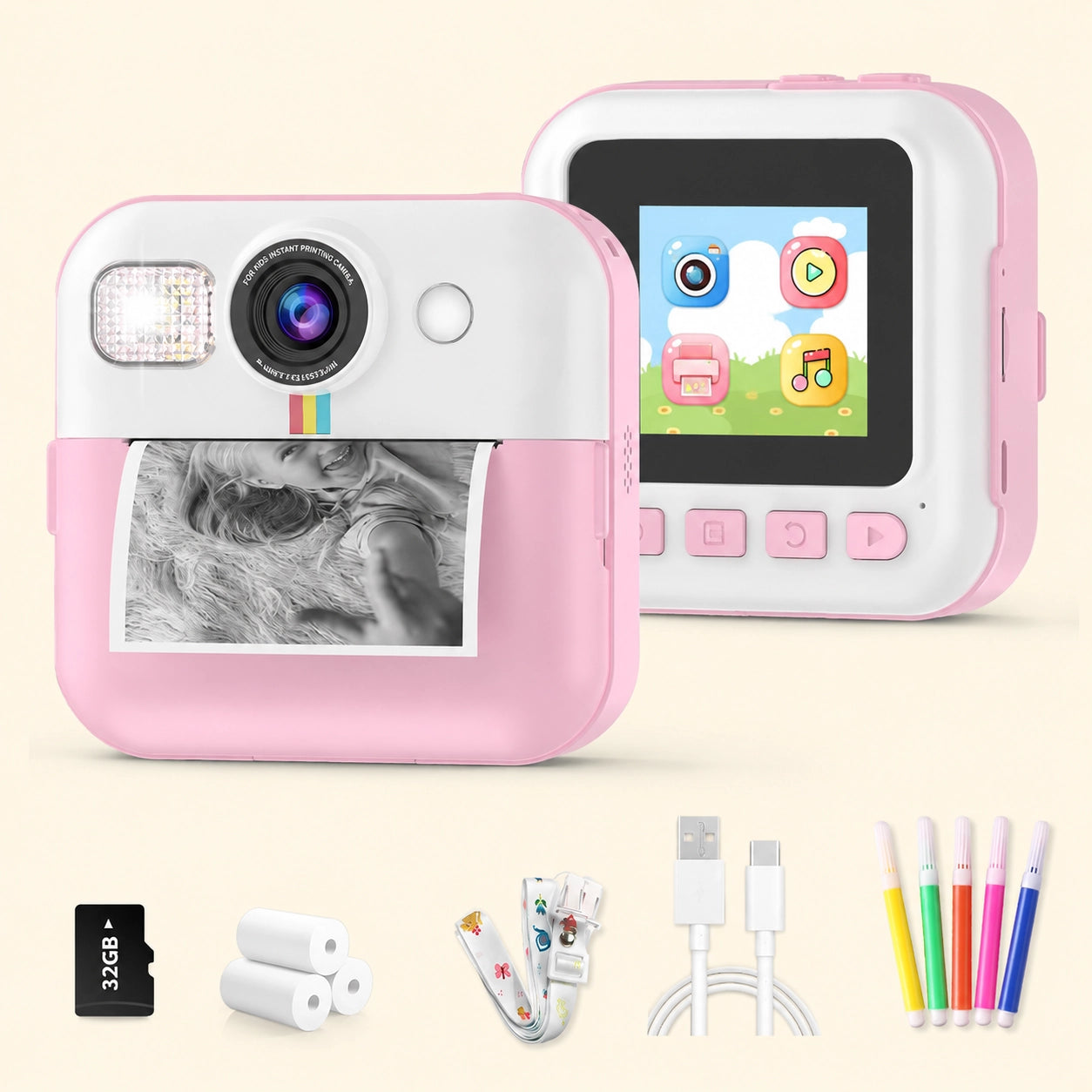 Instant Print Kids Camera