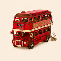 Wooden London Tour Bus