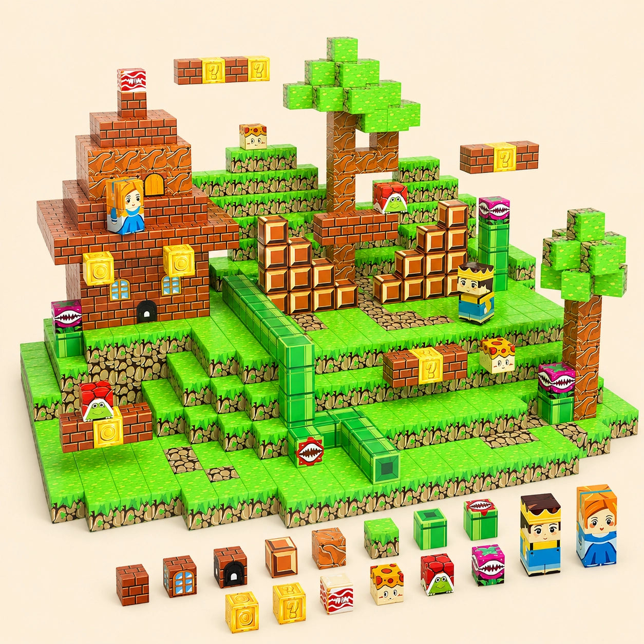 Magnetic Blocks Adventure Set