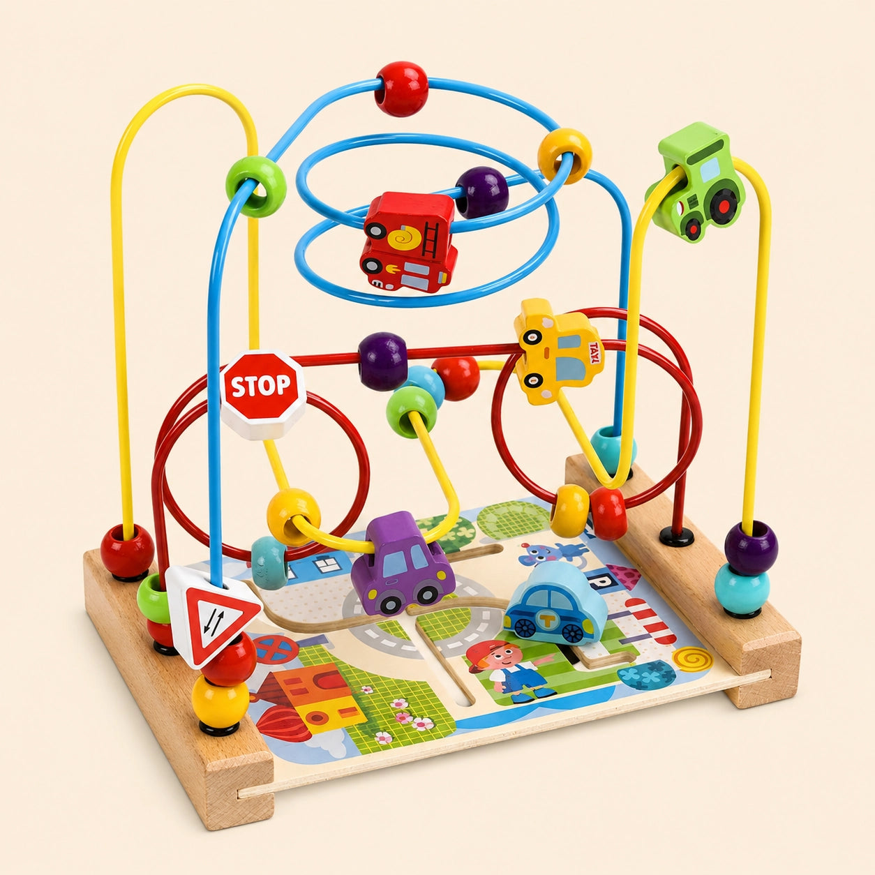 Wooden Bead Maze Set