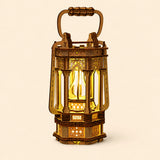 Wooden Lantern Puzzle Lamp