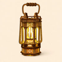 Wooden Lantern Puzzle Lamp
