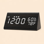 Wooden LED Digital Alarm Clock
