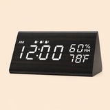 Wooden LED Digital Alarm Clock
