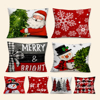 Festive Christmas Pillow Covers Set