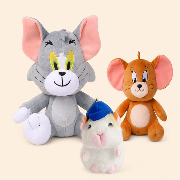 Cartoon Cat Mouse Plush