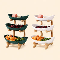 Three-Tier Fruit Bowl Stand