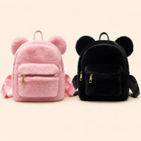 Fuzzy Bear Ears Backpack