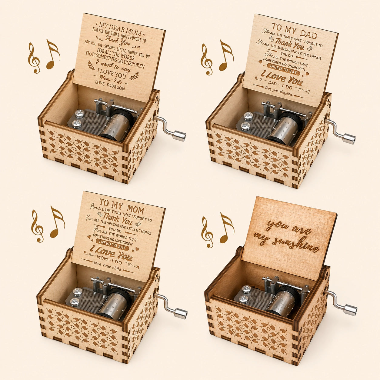 Ucuber™ You Are My Sunshine Music Box