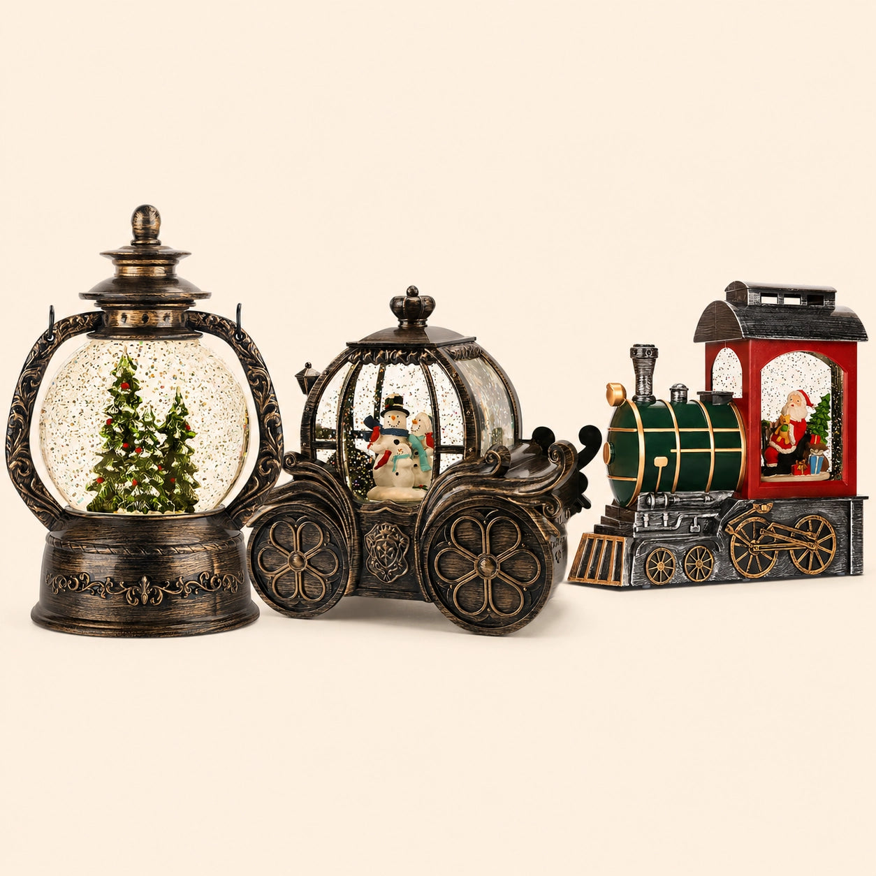 Christmas Musical Snow Lantern