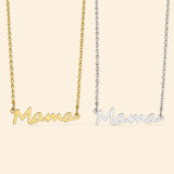 Mama Stainless Steel Necklace
