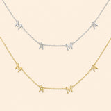 Mama Letter Pendant Necklace
