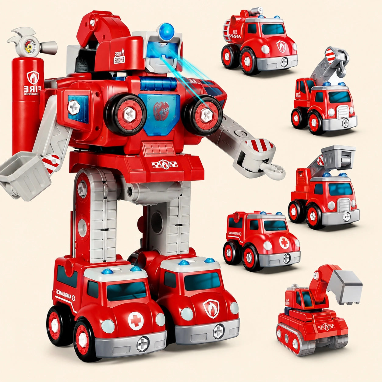 Fire Rescue Robot Set