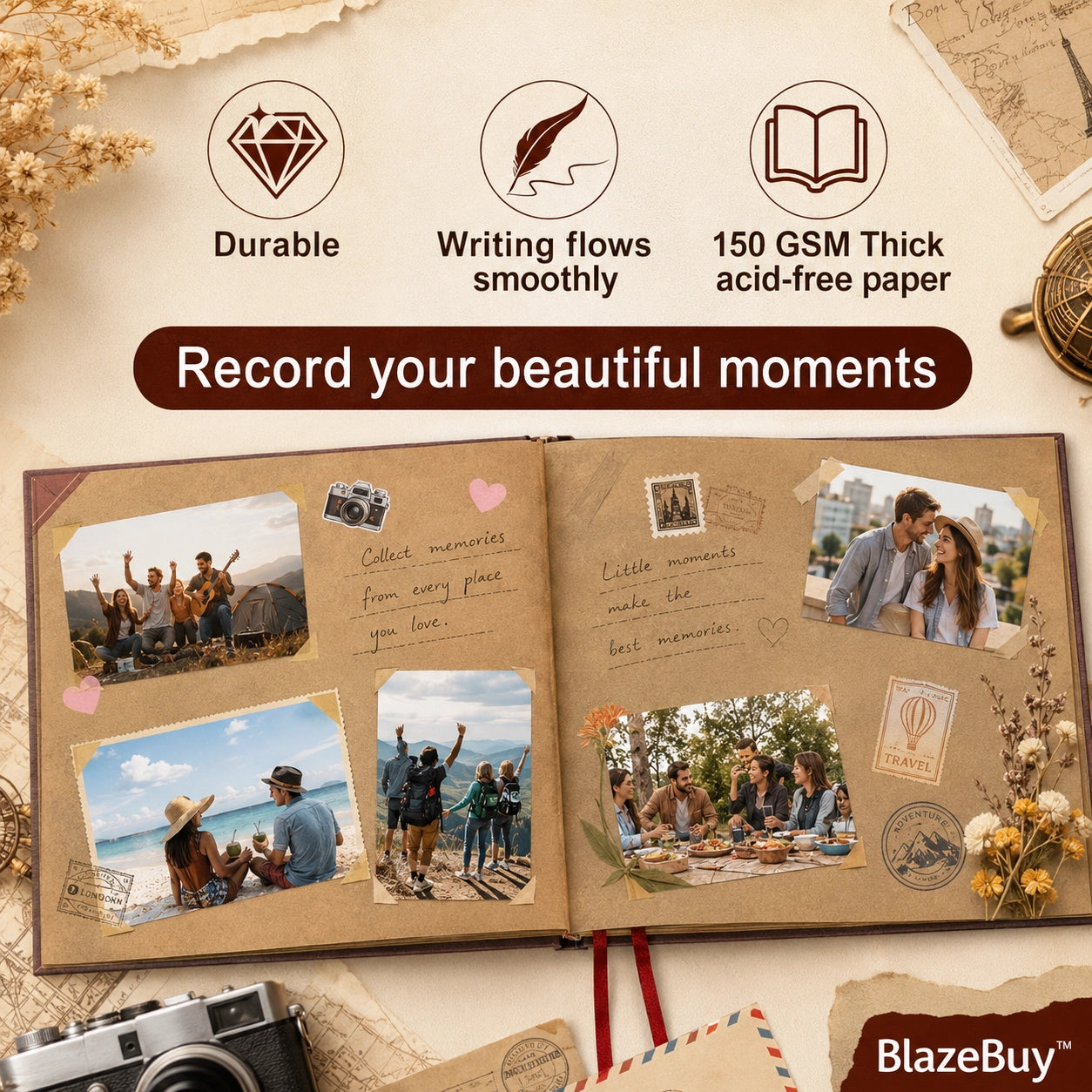 Adventure Memory Scrapbook Album