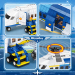 City Passenger Airplane Building Set