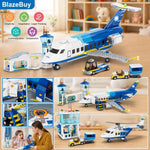 City Passenger Airplane Building Set