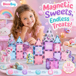 Magnetic Unicorn Castle Building Set