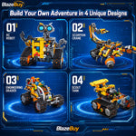 4-in-1 RC Robot Building Kit