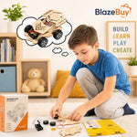 STEM Wooden Car Builder Kit