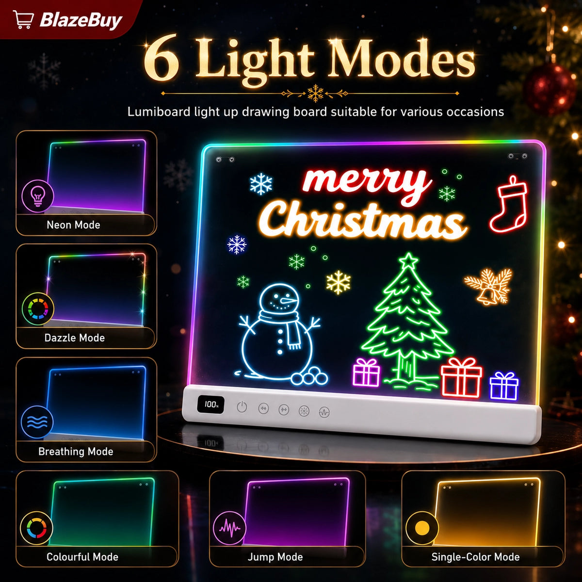 LED Glow Drawing Board
