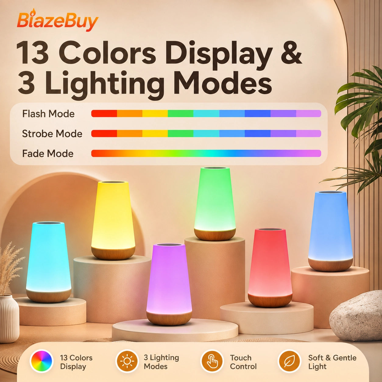 Rechargeable LED Night Lamp