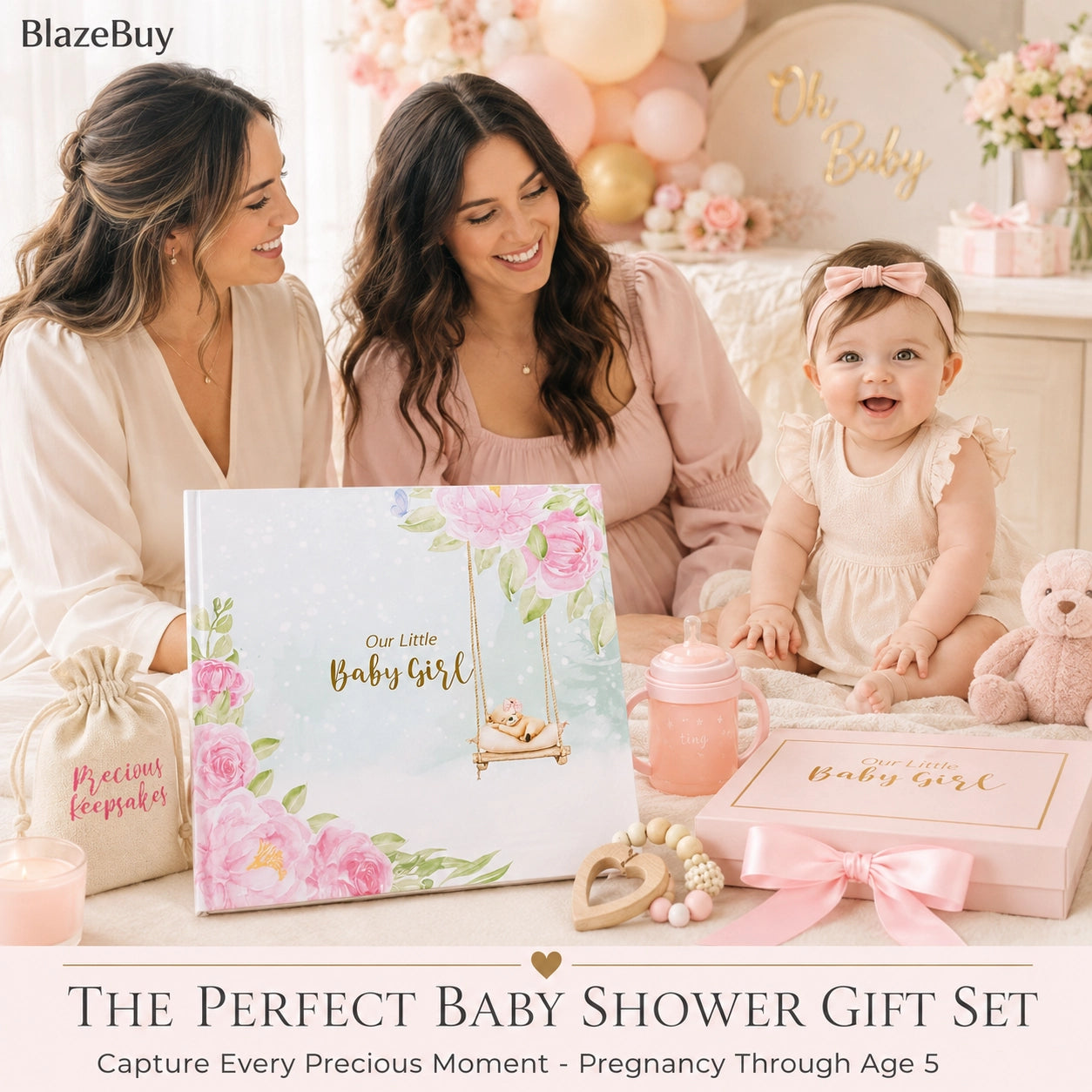 Baby Girl Memory Book