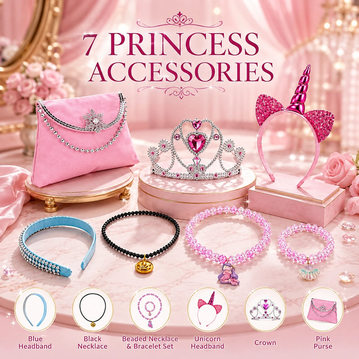Princess Dress Up Trunk Set