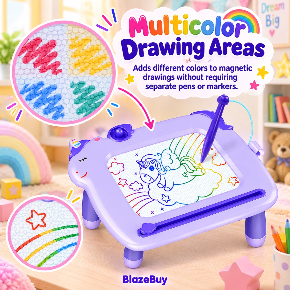 Unicorn Magnetic Drawing Board