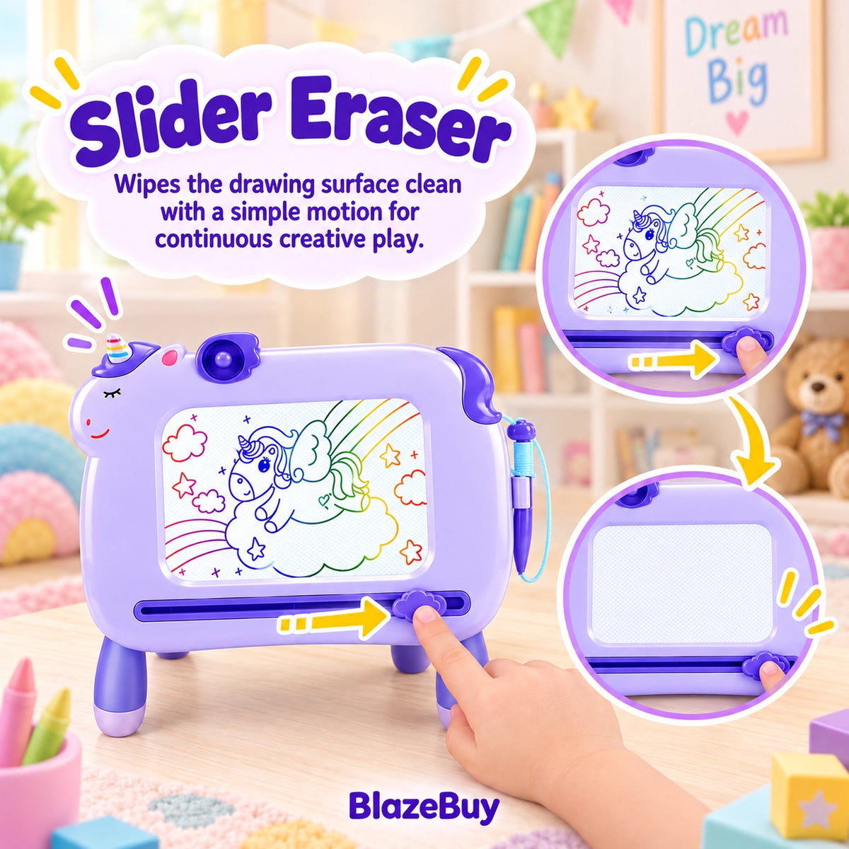 Unicorn Magnetic Drawing Board