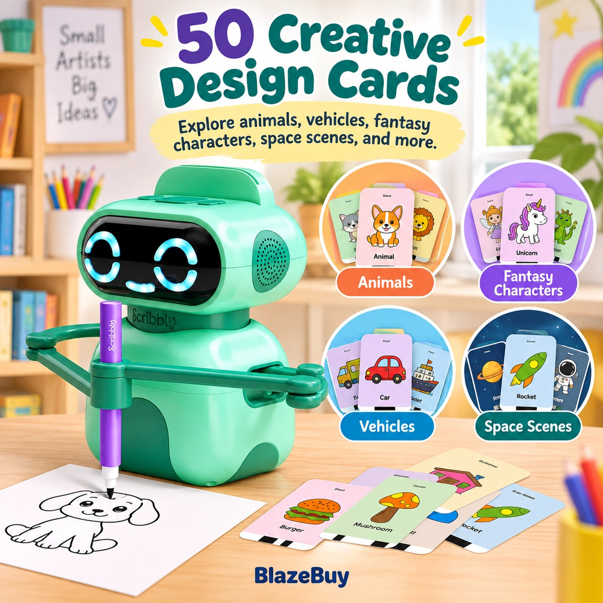 Interactive Drawing Robot Toy