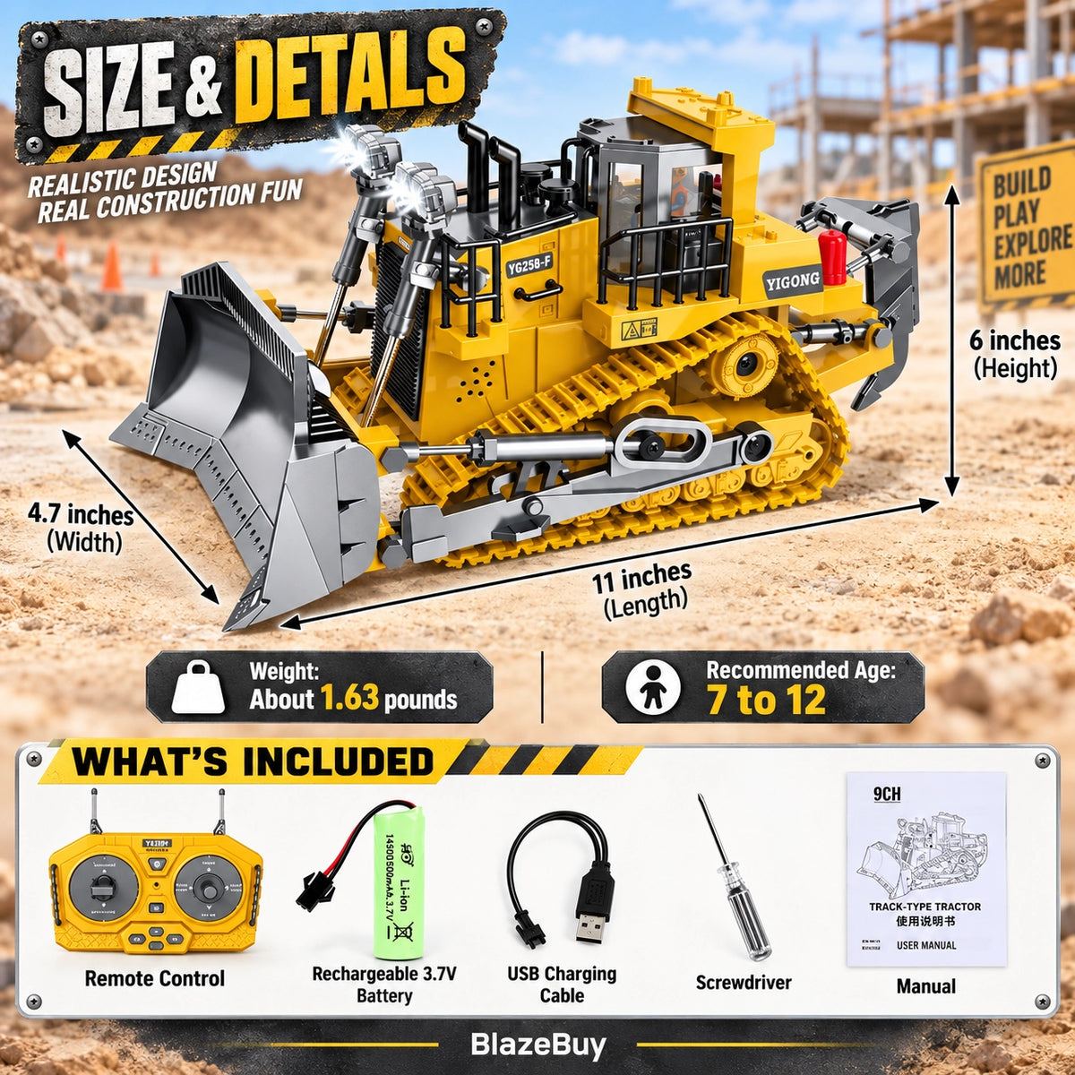 Remote Control Construction Set