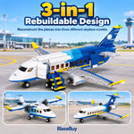 City Passenger Airplane Building Set