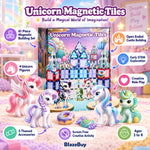 Magnetic Unicorn Castle Building Set