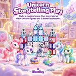 Magnetic Unicorn Castle Building Set