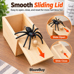 Wooden Spider Prank Box