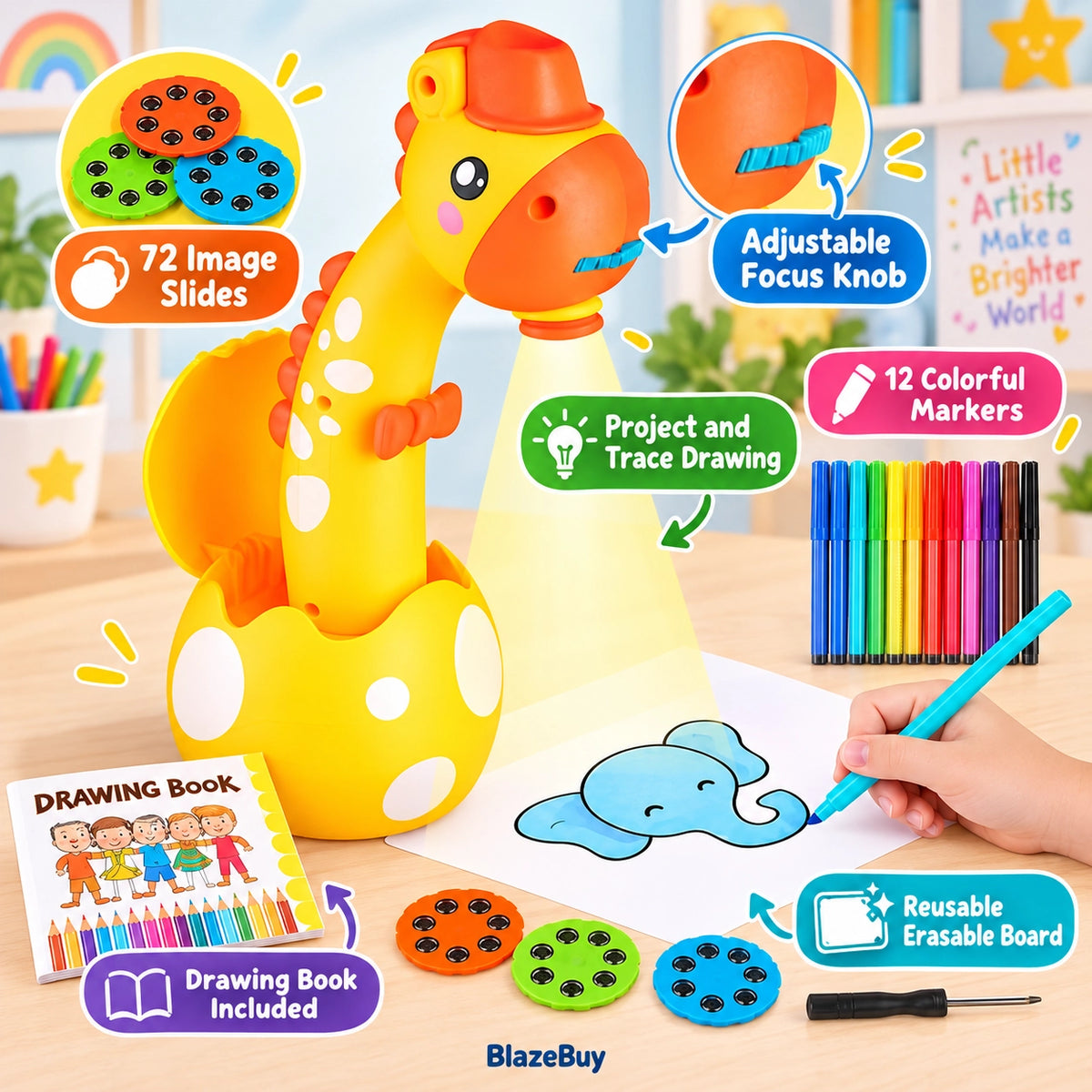 Kids Projector Drawing Set