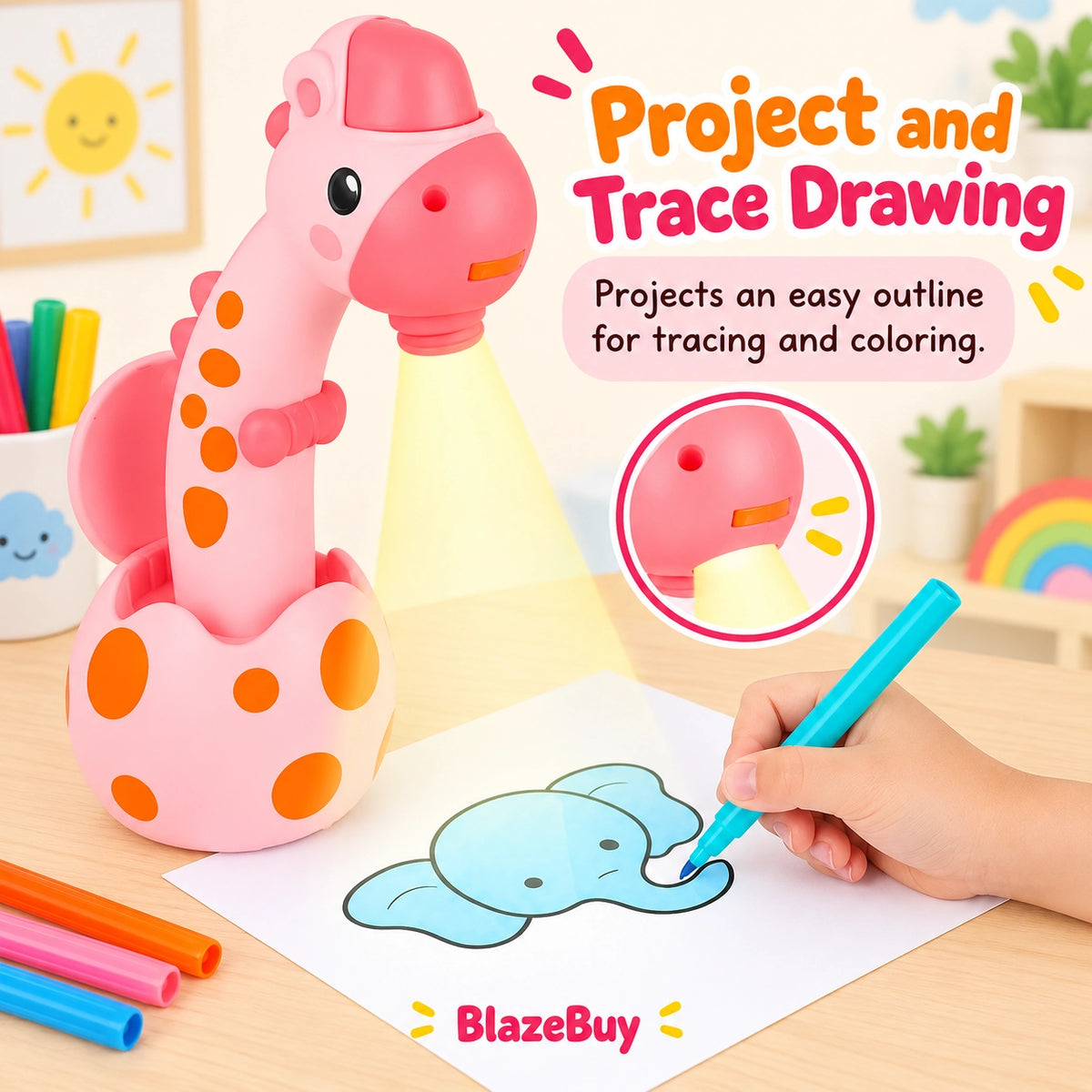 Kids Projector Drawing Set