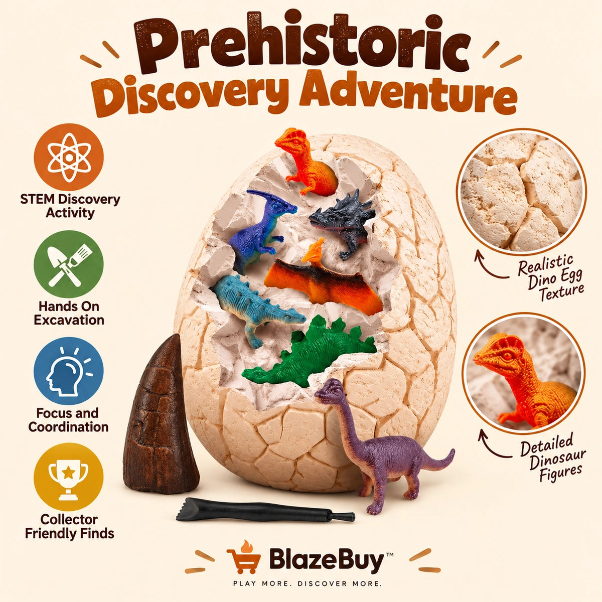 Jumbo Dinosaur Dig Kit