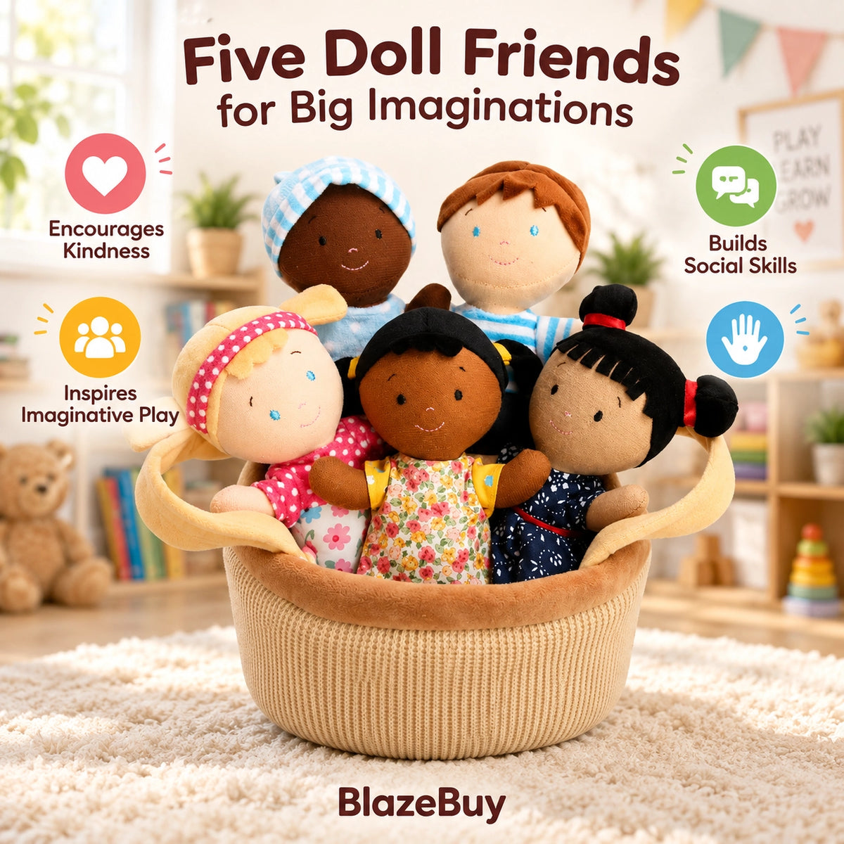 Friendship Plush Doll Set