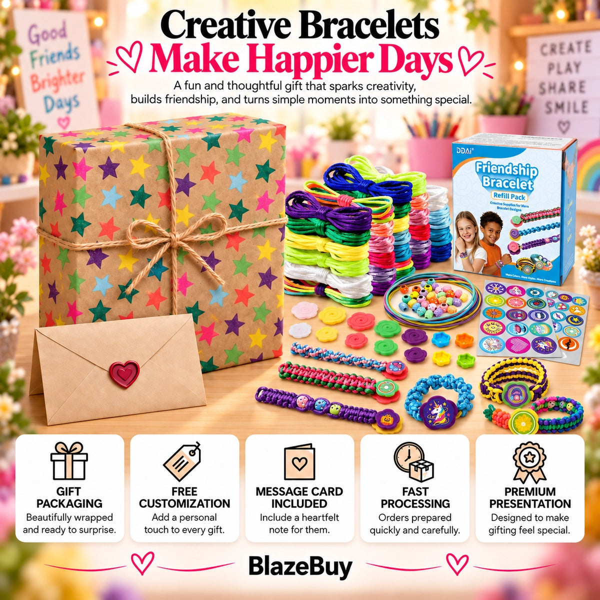 Friendship Bracelet Craft Kit