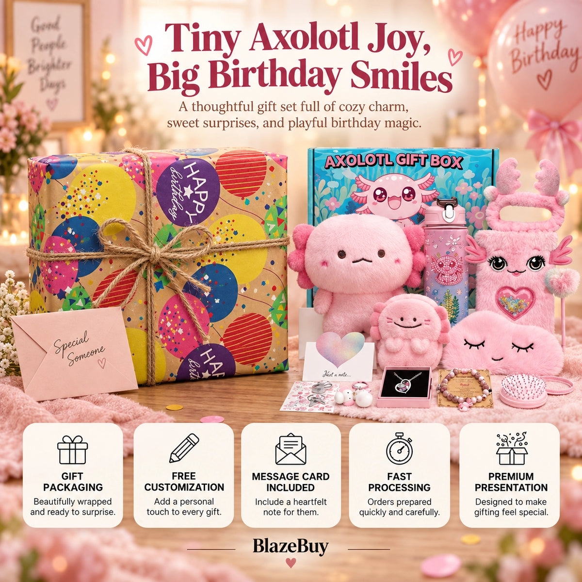 Axolotl Gift Box Set