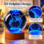 Dolphin Crystal Ball Lamp