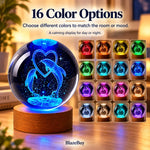 Dolphin Crystal Ball Lamp