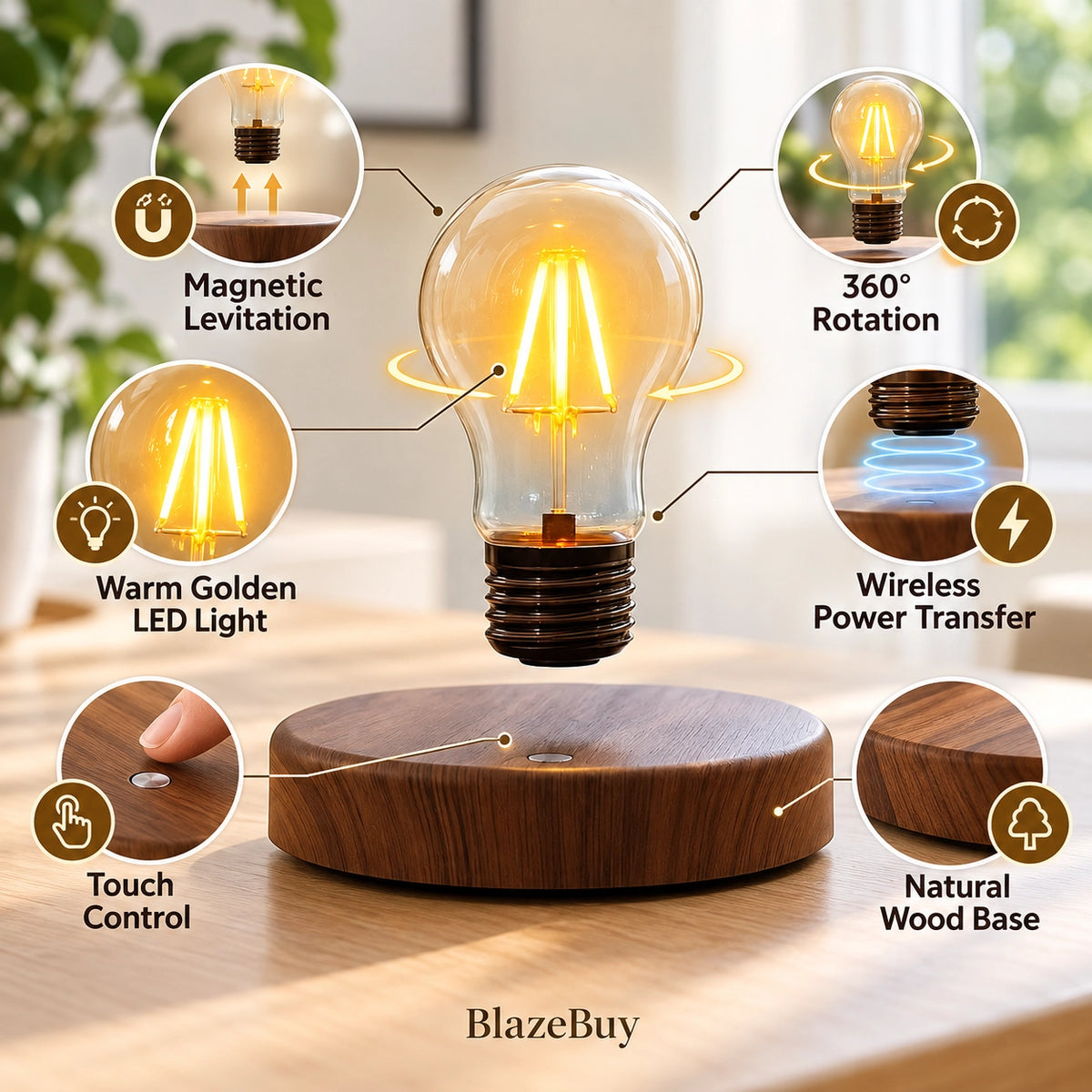 Moocci Levitating Bulb Lamp